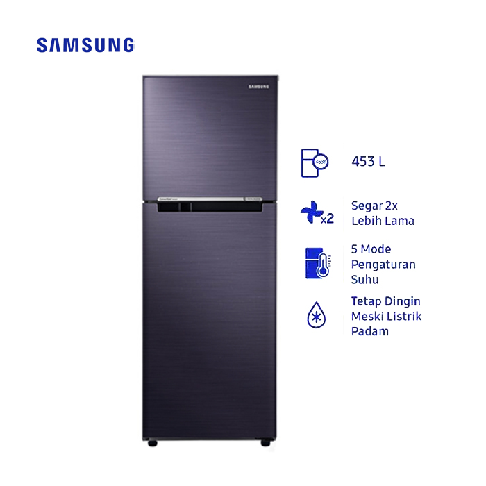 Samsung Kulkas Two Doors 275 L - RT29K5032UT Biru